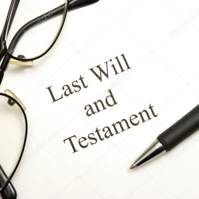 last will and testament